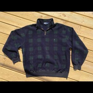 Polo Ralph Lauren Plaid Fleece Quarter Zip